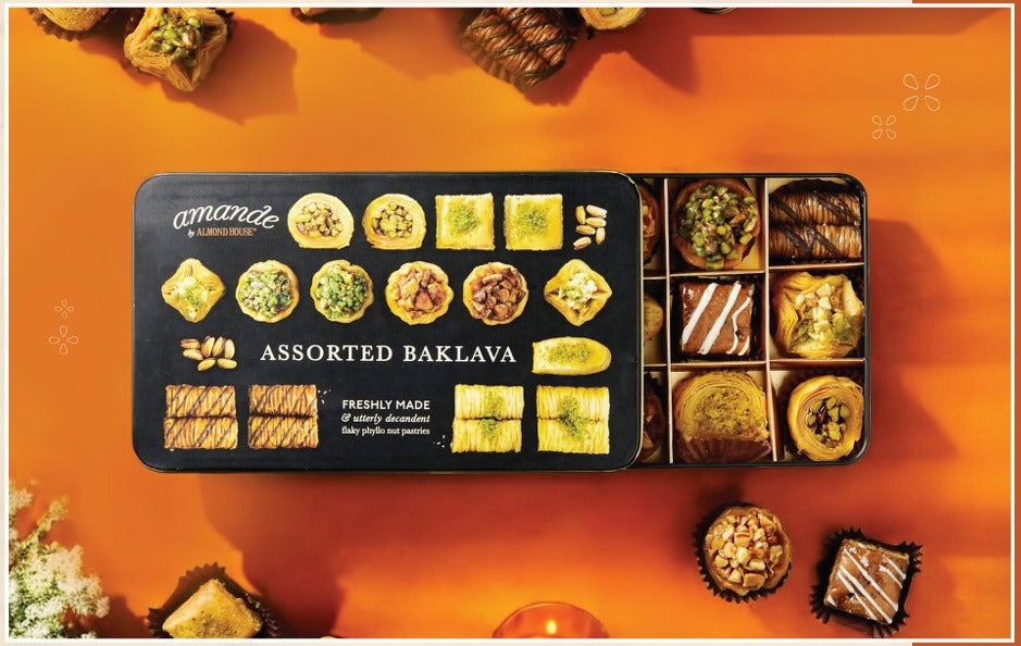 Assorted Baklava - 15 Pcs (TIN BOX)