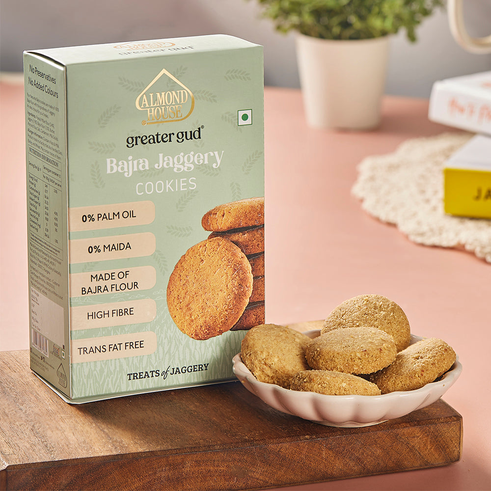 Bajra Jaggery Cookies