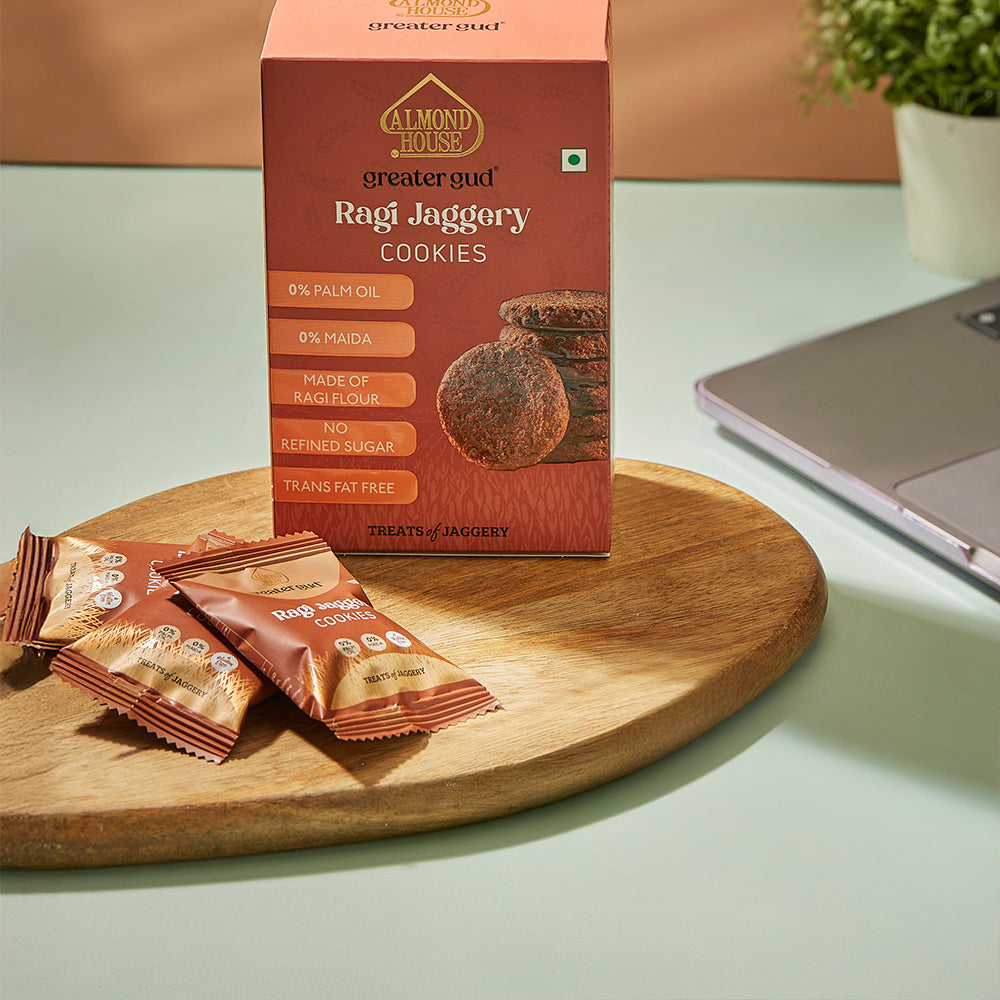 Ragi Jaggery Cookies