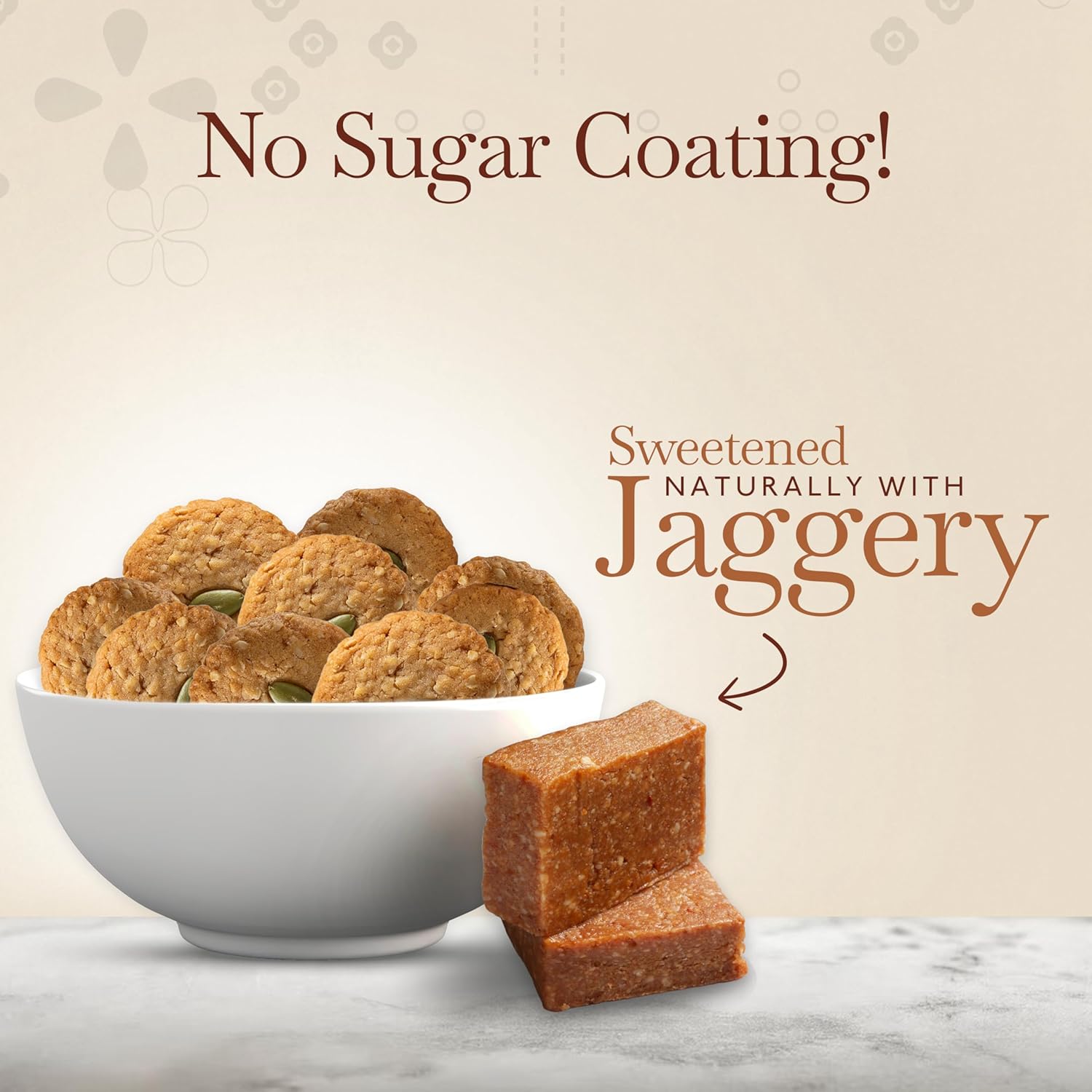 Oats Jaggery Cookies