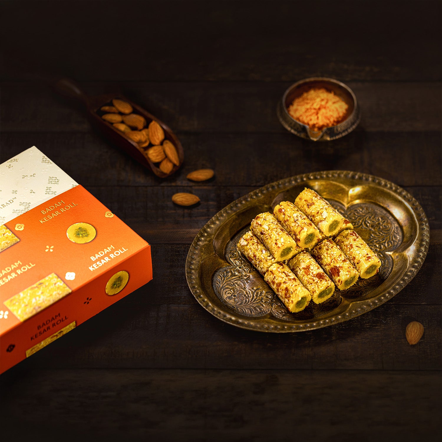 Badam Kesar Roll (MAP)